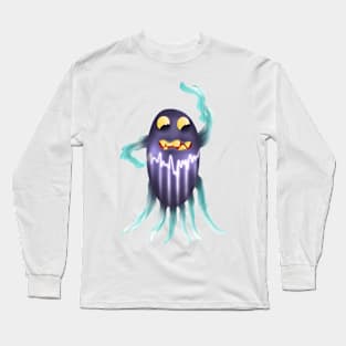 Lightning ghost octopus monster Long Sleeve T-Shirt